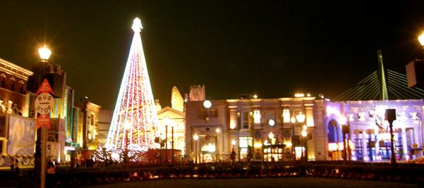 Usjの夜景 Vol 3 クリスマス イベント開催中のロマンチックな Usj の夜景